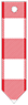 Gingham Red Style L Tag (1 1/4 x 5) 10/Pk