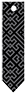 Maze Noir Style L Tag (1 1/4 x 5) 10/Pk