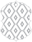Rhombus Grey Style M Tag (2 7/8 x 4 1/4) 10/Pk