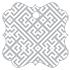 Maze Grey Style N Tag (2 1/2 x 2 1/2) 10/Pk