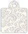 Floral Grey Style Q Tag (2 x 2 1/2) 10/Pk