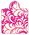 Nature Hot Pink Style Q Tag (2 x 2 1/2) 10/Pk