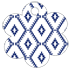 Rhombus Sapphire Style S Tag (2 1/2 x 2 1/2) 10/Pk
