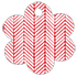 Oblique Red Style S Tag (2 1/2 x 2 1/2) 10/Pk