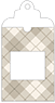 Tartan Grey Window Tag (2 5/8 x 5) 10/Pk