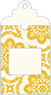 Morocco Yellow Window Tag (2 5/8 x 5) 10/Pk