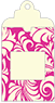 Nature Hot Pink Window Tag (2 5/8 x 5) 10/Pk