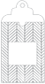 Oblique Grey Window Tag (2 5/8 x 5) 10/Pk