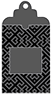 Maze Noir Window Tag (2 5/8 x 5) 10/Pk