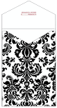 Victoria Black & White Thick-E-Lope 3 5/8 x 5 1/8 - 10/Pk