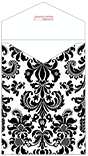 Victoria Black & White Thick-E-Lope 4 3/8 x 5 5/8 - 10/Pk