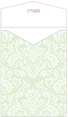 Floral Green Tea Thick-E-Lope 5 1/4 x 7 1/8 - 10/Pk