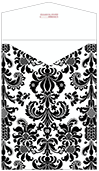 Victoria Black & White Thick-E-Lope 5 1/4 x 7 1/8 - 10/Pk
