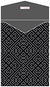 Maze Noir Thick-E-Lope 5 1/4 x 7 1/8 - 10/Pk
