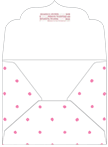 Polkadot Pink Thick-E-Lope Style B2 (5 3/4 x 4 1/2) - 10/Pk