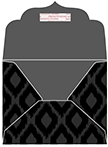Indonesia Black Thick-E-Lope Style B2 (5 3/4 x 4 1/2) - 10/Pk