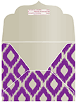 Indonesia Purple Thick-E-Lope Style B2 (5 3/4 x 4 1/2) - 10/Pk