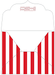 Lineation Red Thick-E-Lope Style B2 (5 3/4 x 4 1/2) - 10/Pk