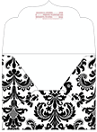 Victoria Black & White Thick-E-Lope Style B2 (5 3/4 x 4 1/2) - 10/Pk