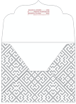 Maze Grey Thick-E-Lope Style B2 (5 3/4 x 4 1/2) - 10/Pk