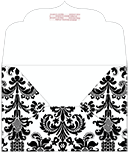 Victoria Black & White Thick-E-Lope Style B3 (7 1/2 x 5 1/2) - 10/Pk