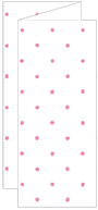 Polkadot Pink Trifold Card 3 5/8 x 8 1/2 - 10/Pk