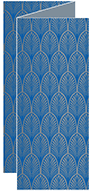 Glamour Navy Trifold Card 3 5/8 x 8 1/2 - 10/Pk