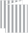 Lineation Grey Trifold Card 4 1/4 x 5 1/2 - 10/Pk