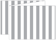 Lineation Grey Trifold Card 5 1/2 x 4 1/4 - 10/Pk