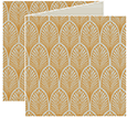 Glamour Gold Trifold Card 5 3/4 x 5 3/4 - 10/Pk