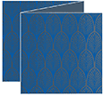 Glamour Navy Trifold Card 5 3/4 x 5 3/4 - 10/Pk
