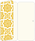 Morocco Yellow Panel Invitation 3 3/4 x 8 1/2 (folded) - 10/Pk