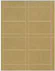 Natural Kraft Place Card 3 1/2 x 2 (4 on a sheet - 25 sheets/Pk)
