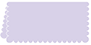 Purple Lace Scallop Place Card 2 1/8 x 4 1/4 folded - 25/Pk