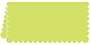 Citrus Green Scallop Place Card 2 1/8 x 4 1/4 folded - 25/Pk