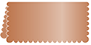 Copper Scallop Place Card 2 x 4 folded - 25/Pk