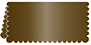 Bronze Scallop Place Card 2 x 4 folded - 25/Pk