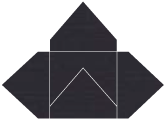 Linen Black Pochette Style A2 (7 1/8 x 7 1/8) - 10/Pk