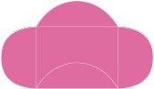 Raspberry Pochette Style B2 (5 1/2 x 8 1/2) - 10/Pk