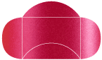 Pink Silk Pochette Style B3 (5 1/8 x 7 1/8)