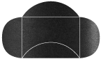 Black Silk Pochette Style B3 (5 1/8 x 7 1/8) - 10/Pk