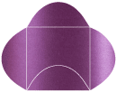 Purple Silk Pochette Style B4 (5 7/8 x 5 7/8) - 10/Pk
