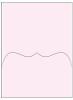 Pink Feather Pocket Card 5 1/4 x 7 1/4 - 10/Pk