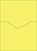 Factory Yellow Pocket Card B1 - 5 1/4 x 7 1/4 - 10/Pk
