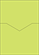 Citrus Green Pocket Card 5 1/4 x 7 1/4 - 10/Pk