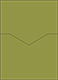 Olive Pocket Card 5 1/4 x 7 1/4 - 10/Pk