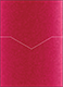 Pink Silk Pocket Card 5 1/4 x 7 1/4 - 10/Pk