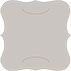 Soho Grey Slit Bracket Card 6 1/4 x 6 1/4 - 10/Pk