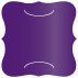 Purple Slit Bracket Card 6 1/4 x 6 1/4 - 10/Pk