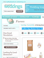 Martha Stewart Website: Weddings